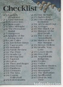 Colecionismo desportivo: Cromo E003145: Trading Card, Frankenstein Checklist - Varios